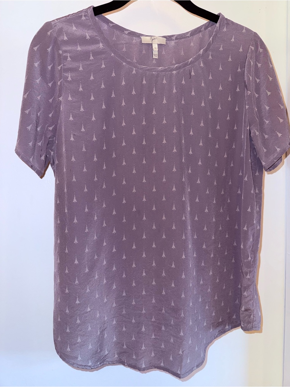 Joie Eiffel Tower Print Blouse – Size Small